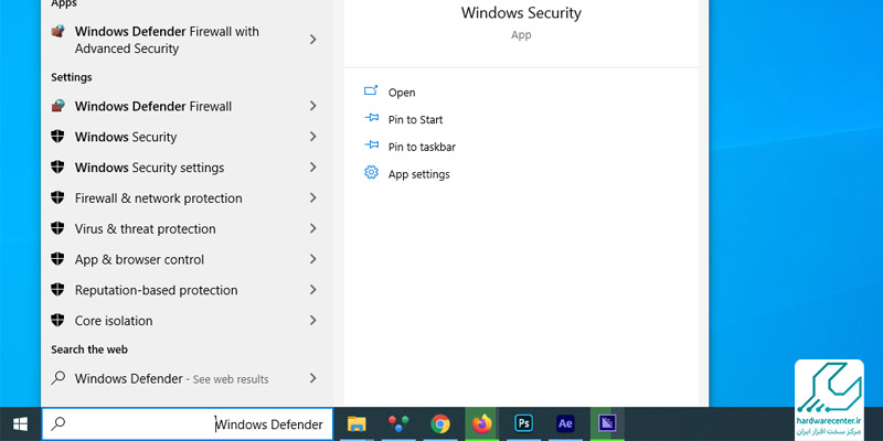 جلوگیری از ویروسی شدن لپ تاپ با Windows Defender